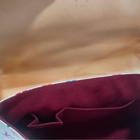 Louis Vuitton Eye love You Retro Sac multicolor. Leather white - Picture 11 of 15